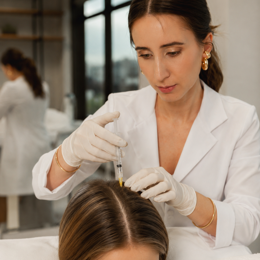 Intradermoterapia Capilar - Luiza Hoscheidt - Fisioterapia Dermatofuncional - Porto Alegre